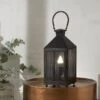 Return - Folkstone Metal Punched Lantern Table Lamp