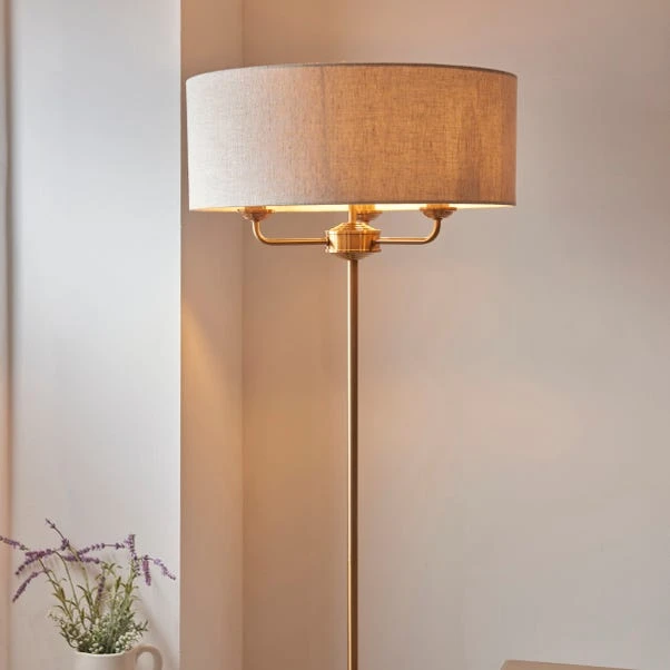 Vogue Sandringham 3 Light Floor Lamp - Image 8
