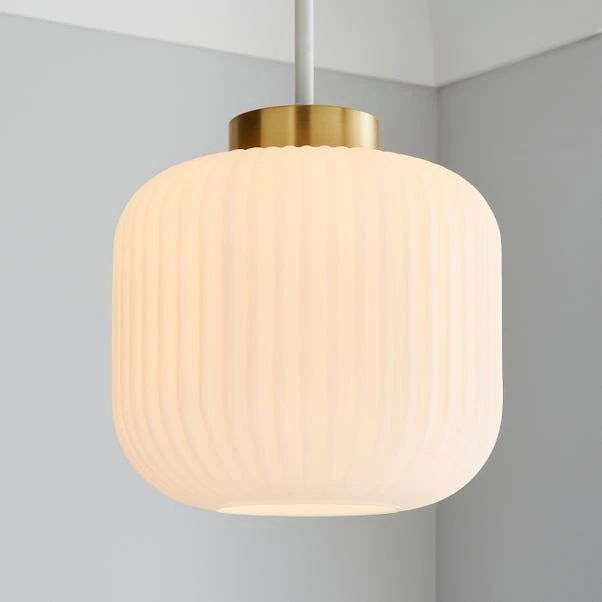 Return - Riley Easy Fit Pendant Shade, White