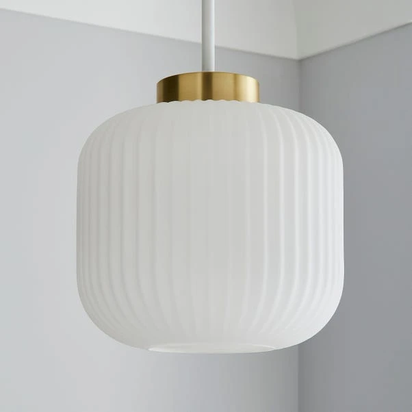 Return - Riley Easy Fit Pendant Shade, White - Image 2