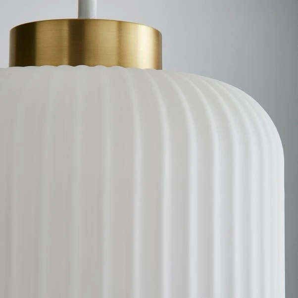 Return - Riley Easy Fit Pendant Shade, White - Image 3