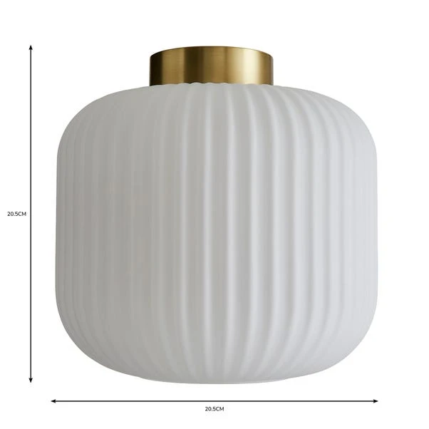 Return - Riley Easy Fit Pendant Shade, White - Image 5